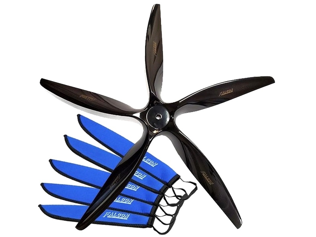 Falcon - CFK-Propeller / Carbon Luftschraube - 24x23 - 5-Blatt - TurboProp – Bild 3
