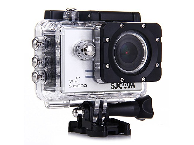 Actioncam / Dashcam SJ5000 Plus WiFi, Full HD-Kamera mit 16MP, gelb, SJCAM – Bild 2