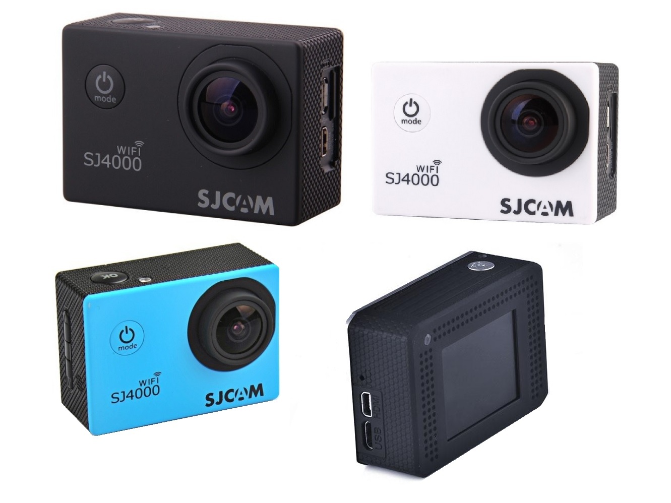 Actioncam / Dashcam SJ4000 WIFI, Full HD - Kamera mit 12 MP - gold – Bild 5