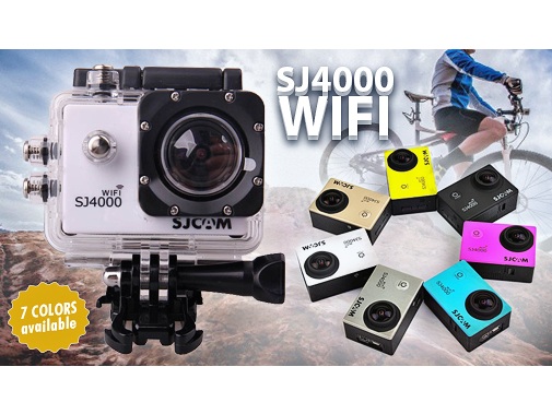 Actioncam / Dashcam SJ4000 WIFI, Full HD - Kamera mit 12 MP - gold – Bild 3