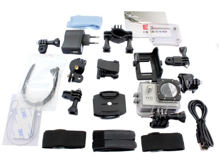 Actioncam / Dashcam SJ4000 WIFI, Full HD - Kamera mit 12 MP - gold – Bild 4
