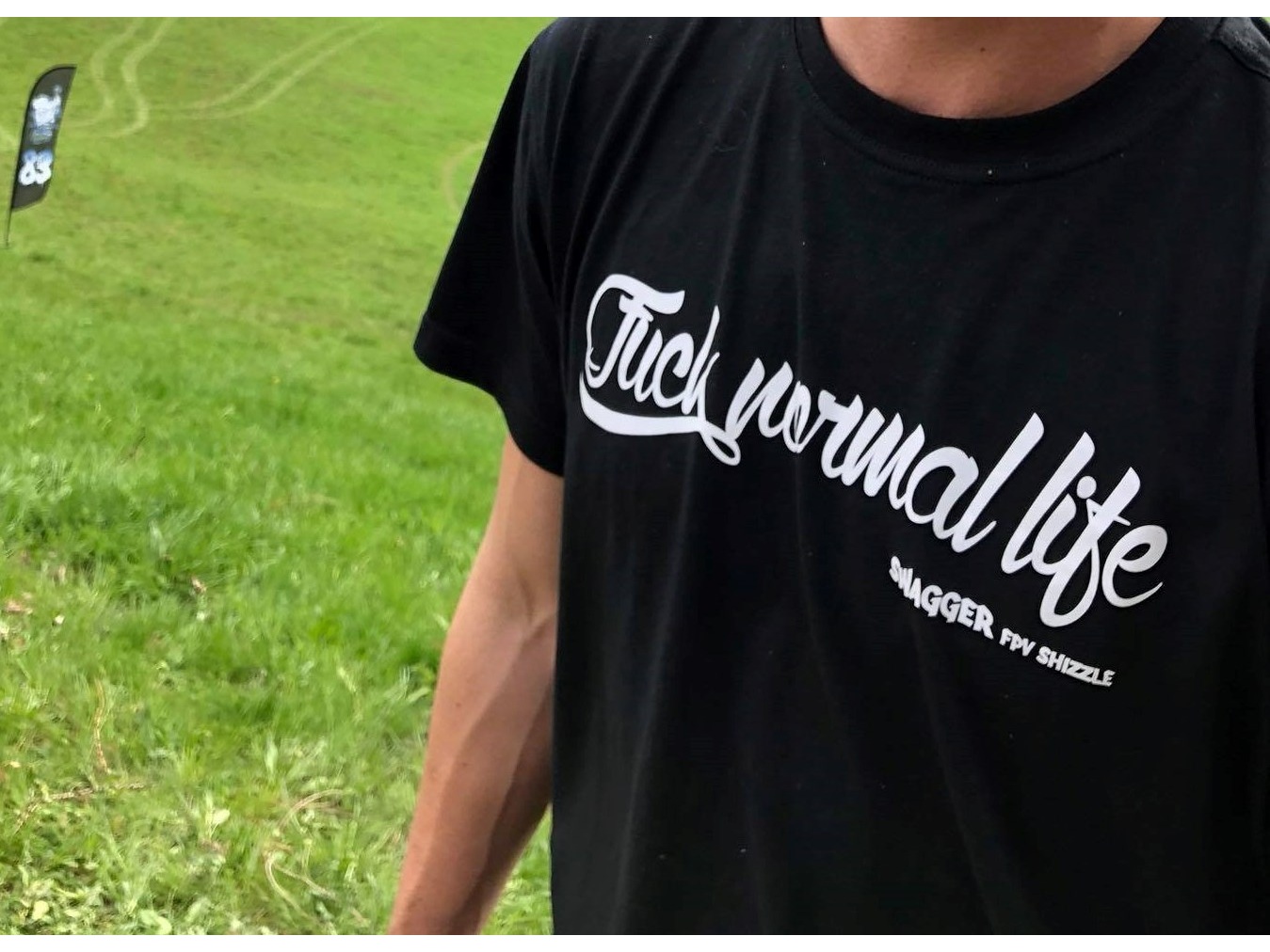 Swagger Shirt / T-Shirt - Fuck normal life / FNL - Grösse M – Bild 3