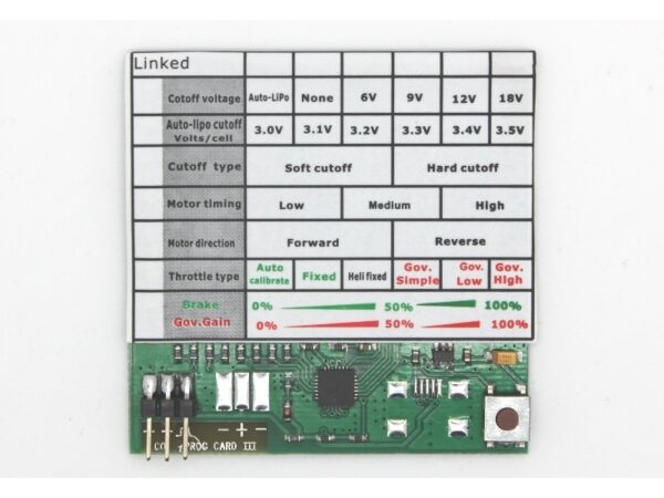Programmierkarte III zu Flier COOL Brushless Regler