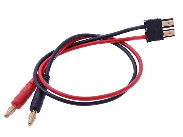 Ladekabel TRX/Traxxas auf Banana Stecker 4mm - 30cm lang