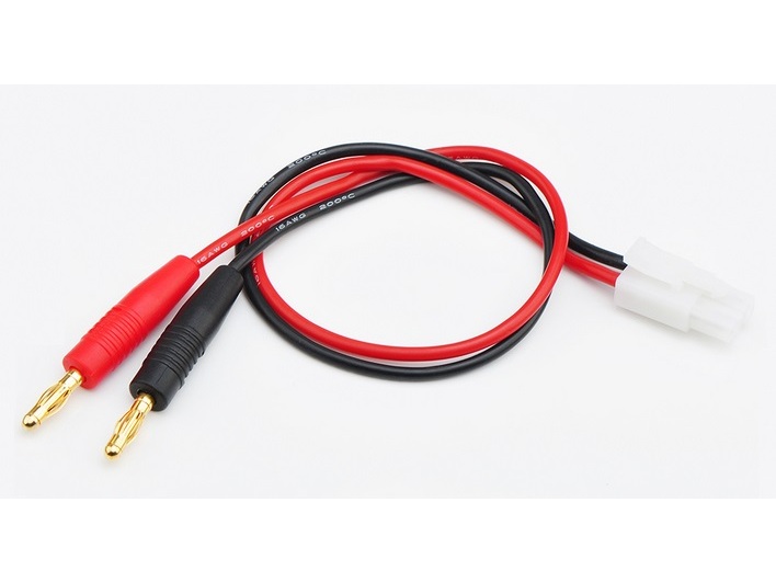 Ladekabel Tamiya-Stecker auf Banana 4mm, 30cm lang