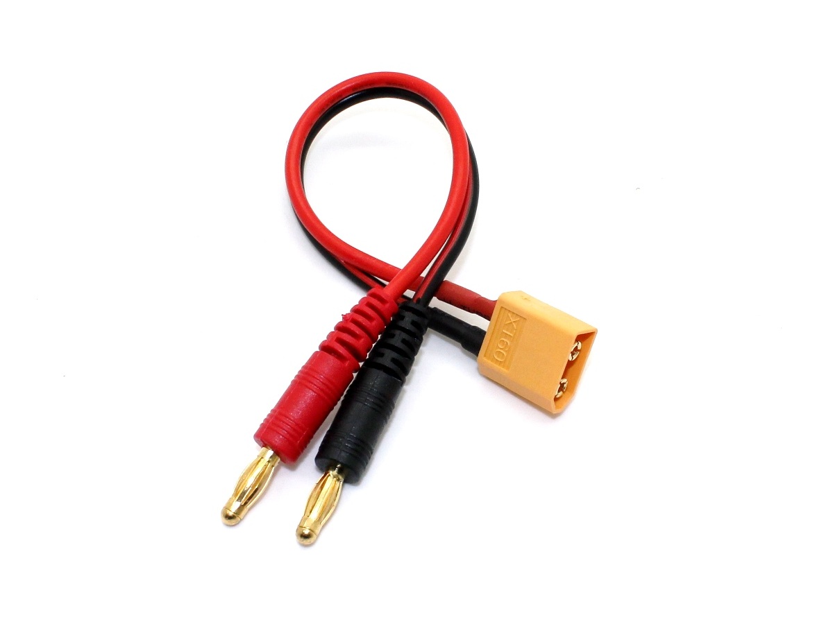 Ladekabel XT60 auf Banana Stecker 4mm - 30cm lang – Bild 2