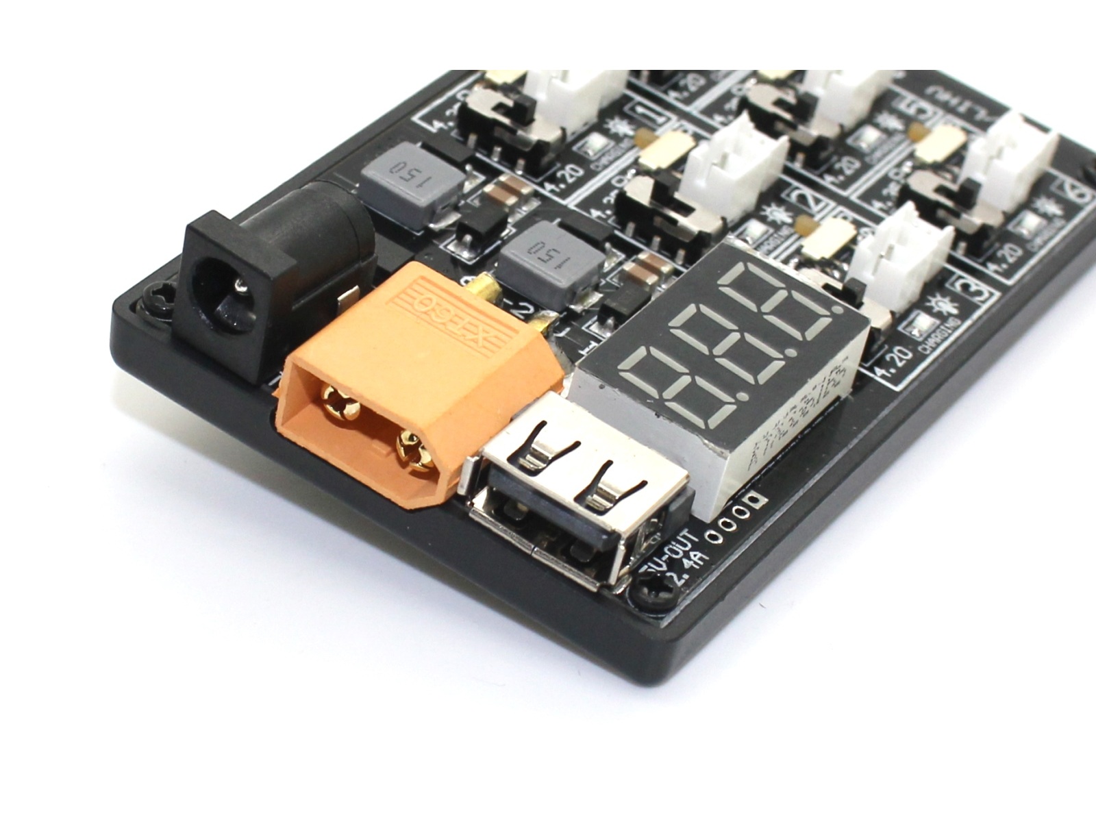 Ladeboard - 6-in-1, 1S Lipo-Ladegerät JST/JST-PH mit 5V USB Ausgang – Bild 2