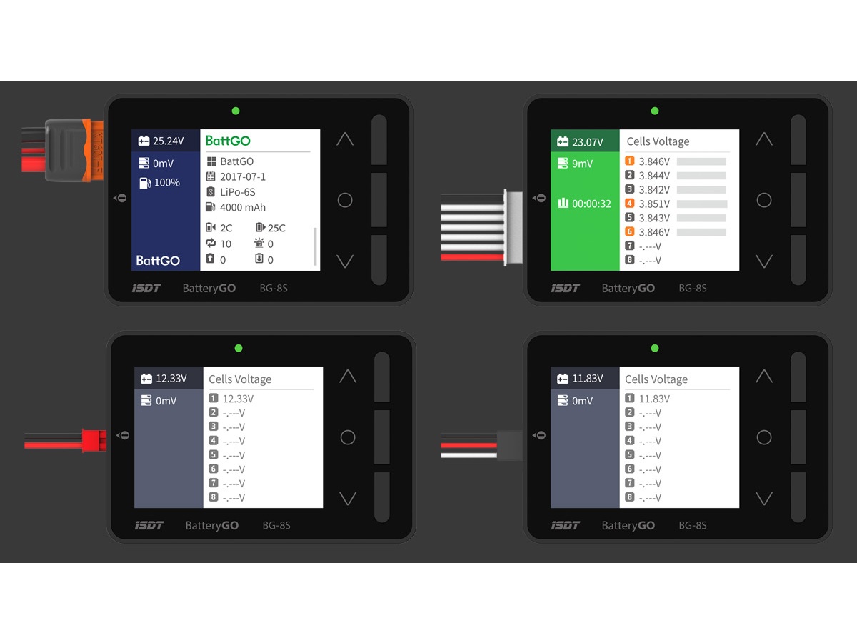 iSDT BG-8S BattGo - Akku / Battery Checker - LiPo-Tester – Bild 4