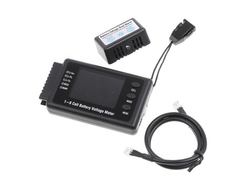 BVM-8S, Akku/LiPoCellmeter, Spannungsmessgerät 1-8 Zellen mit Alarm-Modul – Bild 2