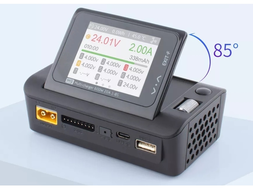 Ladegerät Smart-Balancer Charger M9 - 600W / 20A - 1S-8S – Bild 4