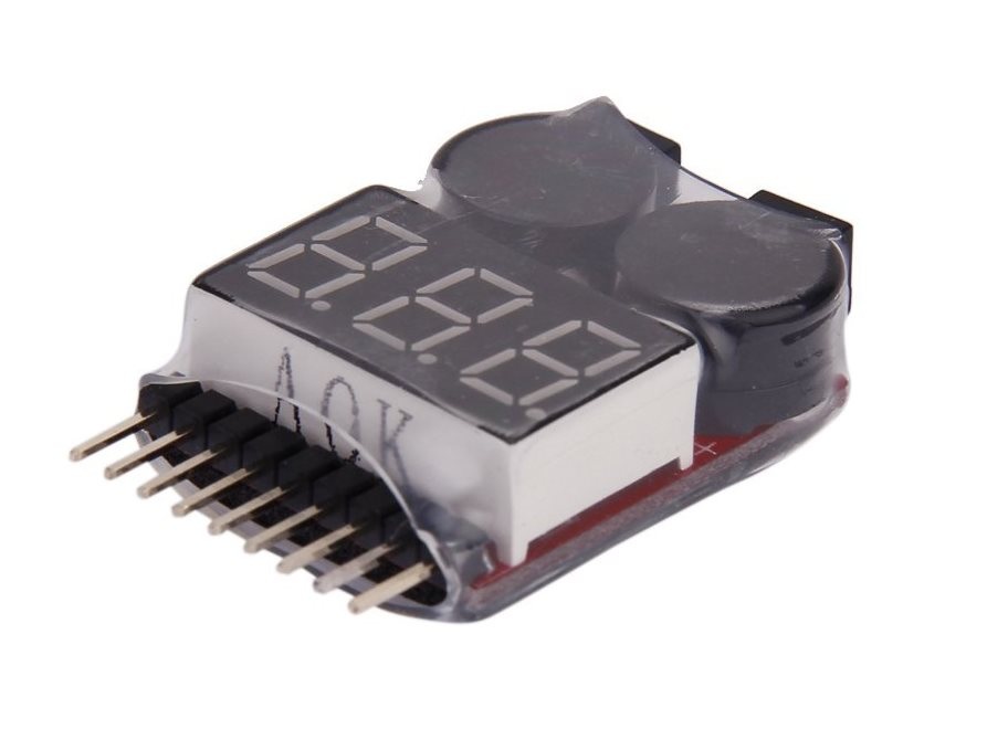 Low Voltage Buzzer - LiPo Summer - LiPo Tester - 1-8 Zellen – Bild 2