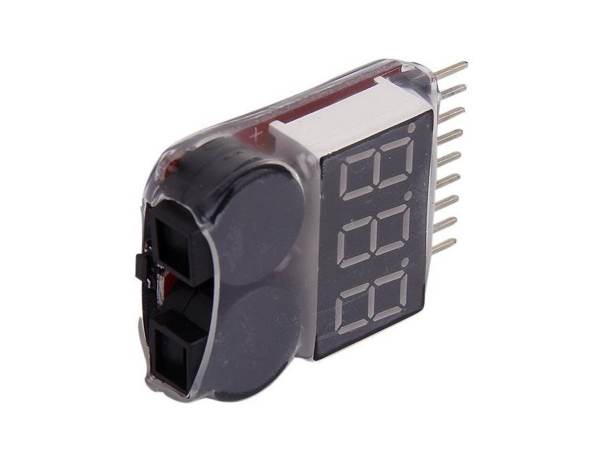 Low Voltage Buzzer - LiPo Summer - LiPo Tester - 1-8 Zellen – Bild 3