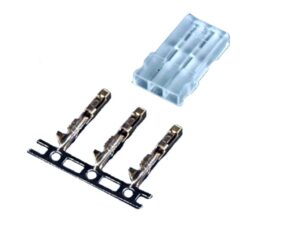 JR Stecker Servo Verbinder zum Crimpen - 10 Stück - weiblich - PowerBox