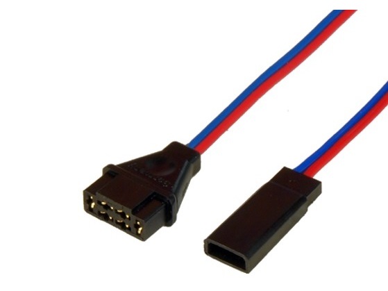 Powerbox Adapterkabel / Adapter Kabel - MPX Buchse / JR Stecker, 10cm