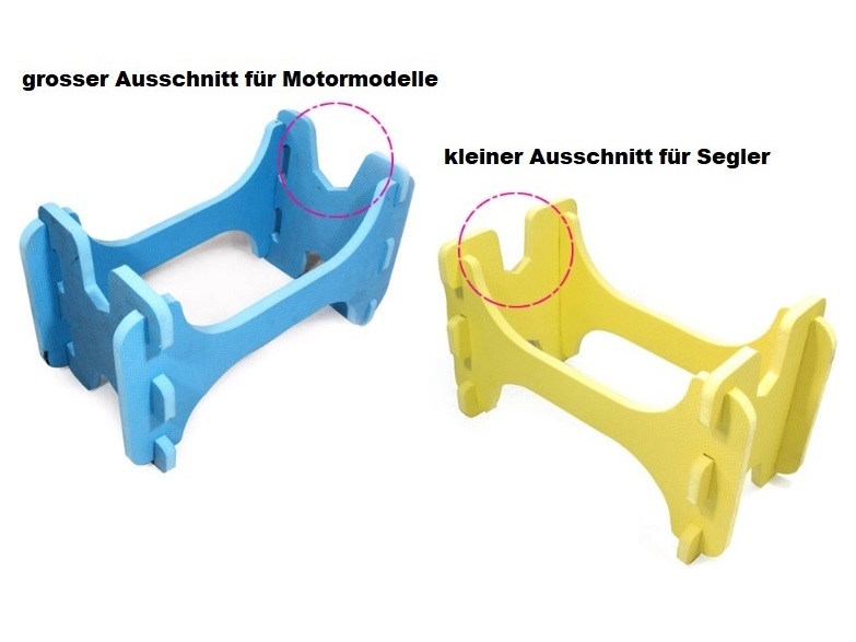 Flugmodellständer aus Schaumstoff - Tragkraft bis ca. 20kg – Bild 3