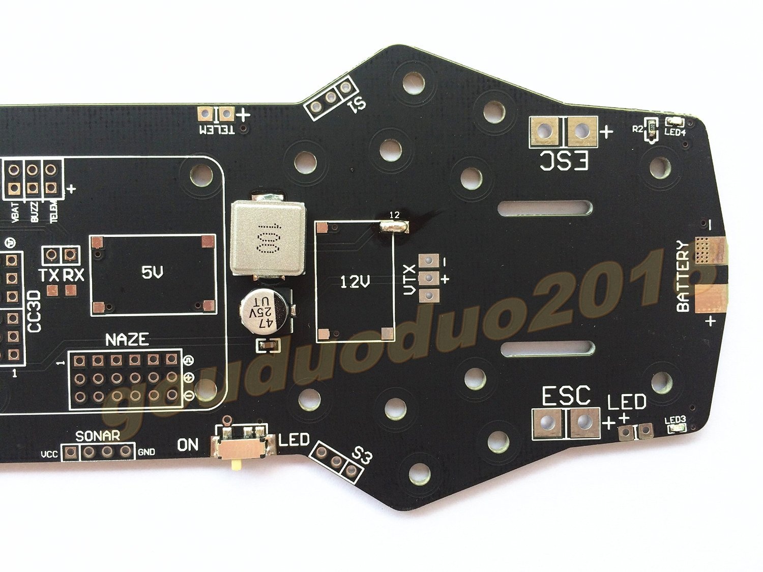 Race Quad QAV250 PDB Verteilerplatine/Board für CC3D/Naze32 – Bild 2