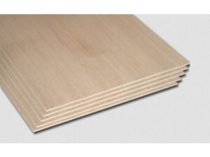 Balsaholz-Platte / Balsa-Holzbrett - 100x1000mm x 10mm - 1 Stück