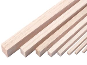 Balsaholz-Stab / Balsaleiste - Balsaholzleiste 3x10x1000mm - 5er-Set