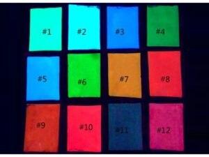 Fluoreszierendes Pulver / Leucht-Pulver - ROT - Nr. 8 - 10 Gramm