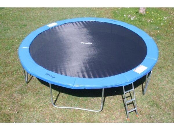 SET: Trampolin Gigajump Profi 3.65m inkl. Sicherheitsnetz und Leiter – Bild 2
