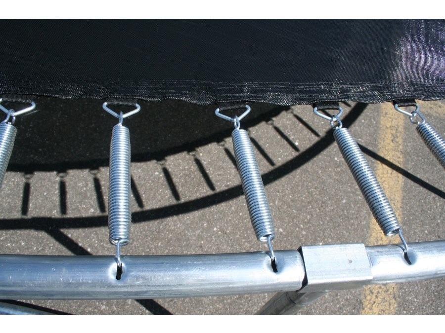 SET: Trampolin Gigajump Profi 3.65m inkl. Sicherheitsnetz und Leiter – Bild 6