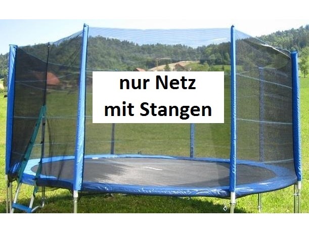Sicherheitsnetz komplett zu Trampolin 3.65m