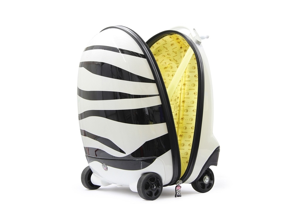 Rastar RC Reisekoffer - Kinderkoffer mit Fernsteuerung - Zebra – Bild 2