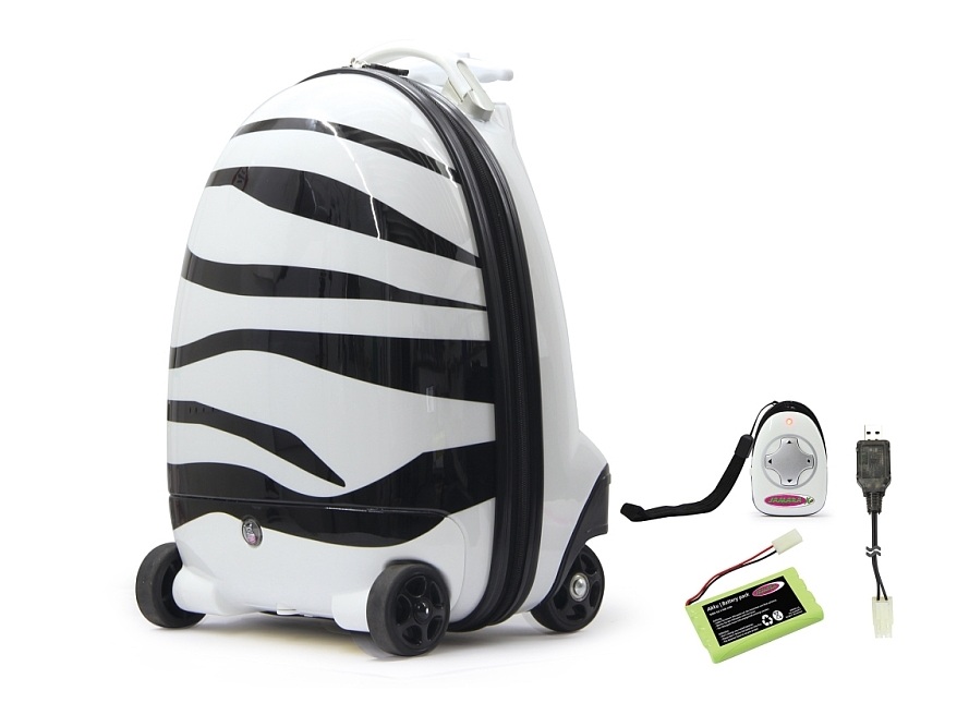 Rastar RC Reisekoffer - Kinderkoffer mit Fernsteuerung - Zebra – Bild 5