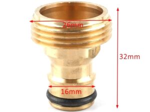 Schraubanschluss Schnellkupplung Messing AG 3/4 Zoll Typ Gardena