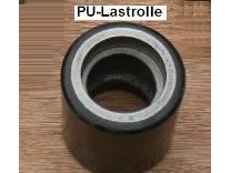 Ersatzrolle PU Lastrad/Lastrolle mit Kugellager, Breite 70mm, Durchm. 80mm