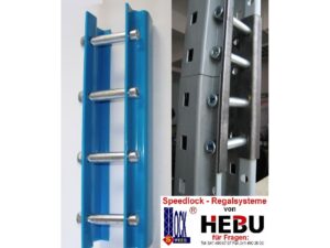 Palettenregal Rahmenverbinder für Stützrahmen 90x70mm