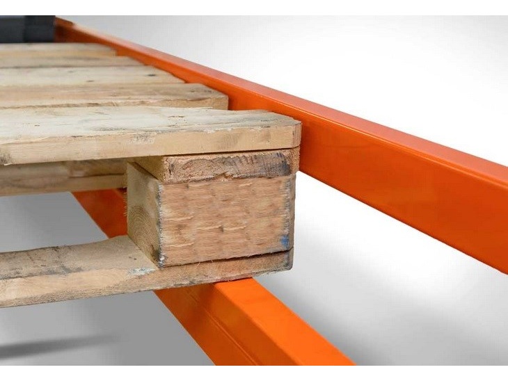 Palettenregal Durchschiebesicherung 183cm – Bild 2