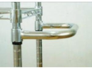 Handgriff zu Chrom-Gitterregal 46 cm
