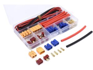 Stecker-Set - T-Plug, EC3, XT60 - mit Kabel und Schrumpfschlauch