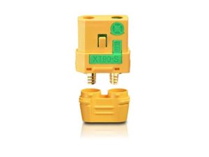 XT90 Hochstrom Stecksystem - weiblich / Akkuseitig - bis 90A, 1 Set - Antiblitz