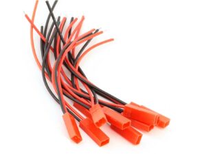 Anschlusskabel 22AWG, 10cm mit JST Stecker männlich - 4er-Set