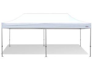 HEBU-Tent Faltzelt ROYAL 3x6m weiss PVC Dach