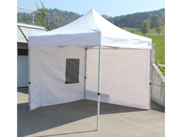 HEBU-Tent Faltzelt ROYAL 3x3m weiss PVC-Dach – Bild 2