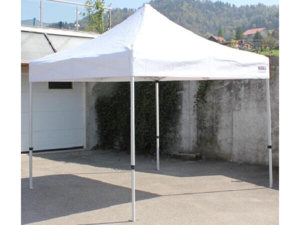HEBU-Tent Faltzelt ROYAL 3x4.5m weiss PVC-Dach