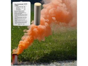 AX-18 - Rauchpatrone / Smoke - orange - 5er-Set - für Elektroanzünder oder Zündschnur