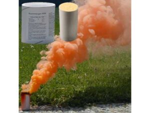 AX-60 - Rauchpatrone / Smoke - orange - 5er-Set - für Elektroanzünder oder Zündschnur