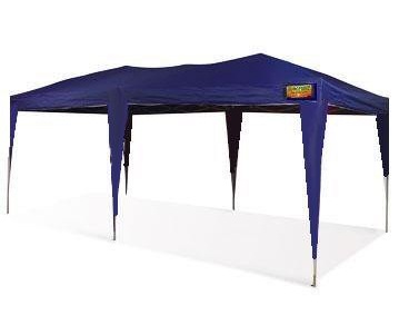 Dachplane zu Standard - Faltzelt 3x6 blau/weiss