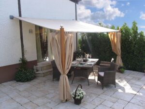 Dach Bambus zu TOSCANA 3x4m Natur