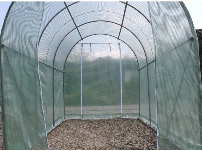Foliengewächshaus 2x3m - 6m² - 180gr./m² PE – Bild 4