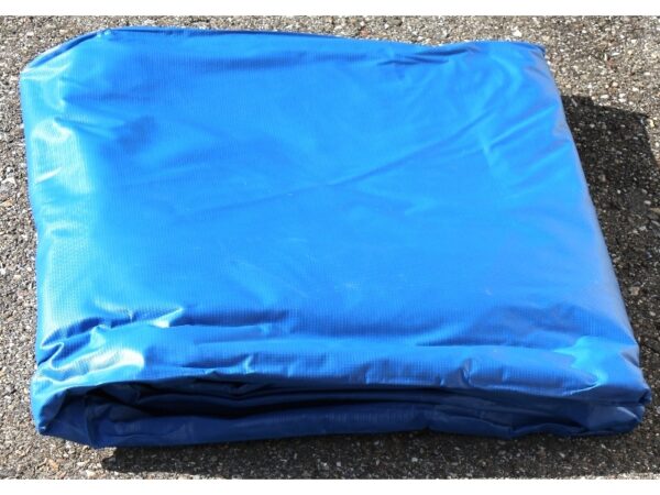 Blache / Abdeckplane 7x9 blau PVC ca. 500g/m2 mit Oesen