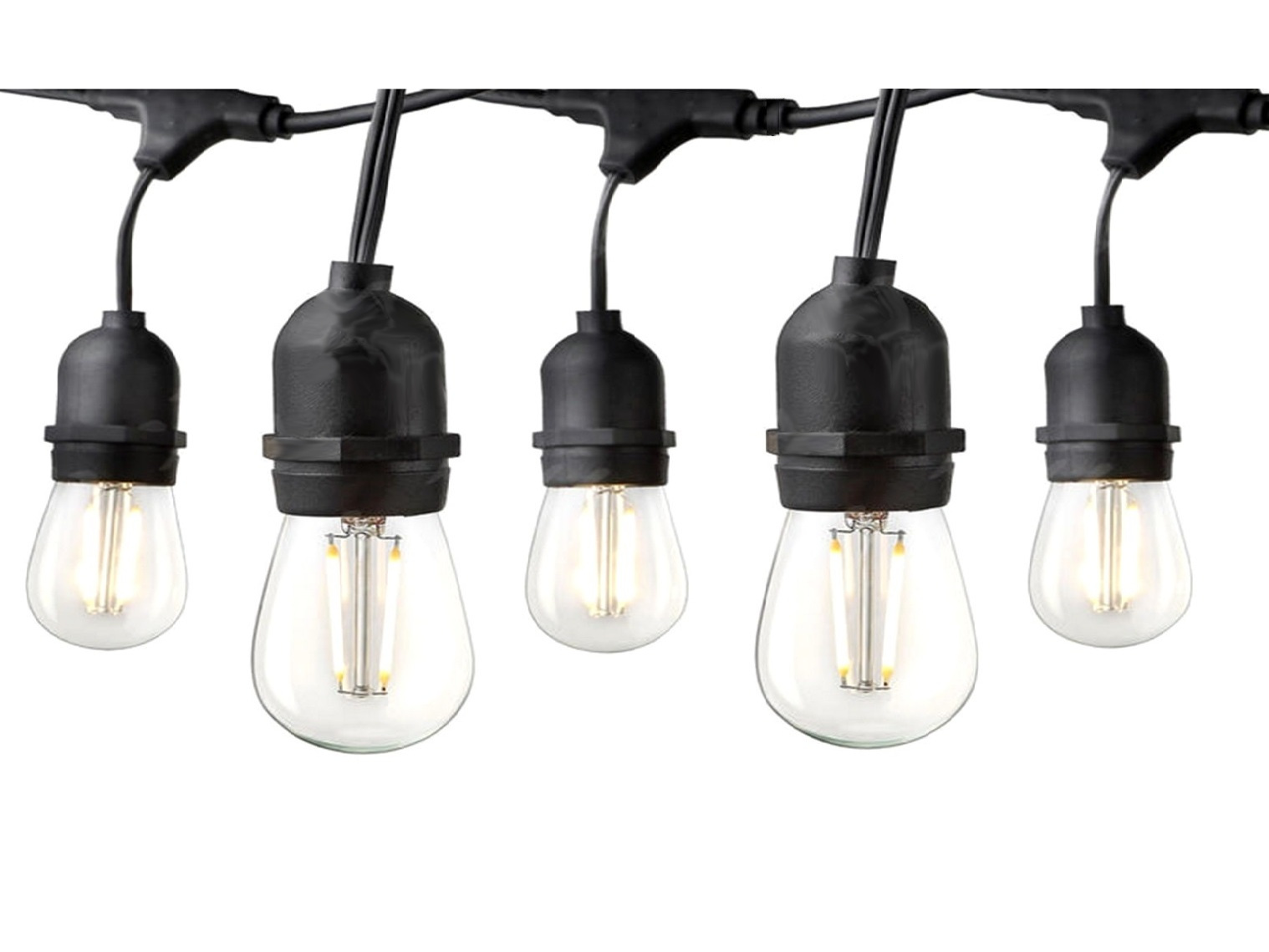 LED Beleuchtung, Lichterkette 5.2 Meter - RETRO - für Faltzelte, Fest-/Partyzelte