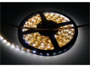 LED Streifen flexibel und wasserdicht  1 Meter, warmweiss, 60LED/m 5W