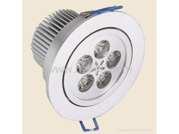 High-Power LED Spot / Einbaulampe 5x1W, warmweiss, 230V - AUSVERKAUF