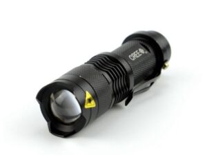 High Power LED CREE 5W Alu-Taschenlampe, zoombar