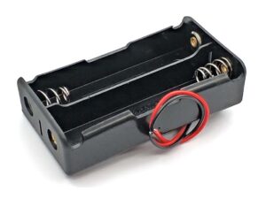 Batteriehalter / Akku-Fach für 2x 18650 Li-Ion Akkus